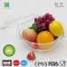 CHRC3 3pcs borosilicate glass oval casserole set 0.7L/1.0L/1.5L